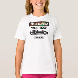 Racing Speed Car Design – Fast Motorsport Performa T-Shirt