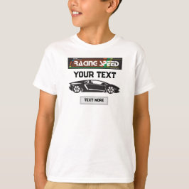 Racing Speed Car Design – Fast Motorsport Performa T-Shirt
