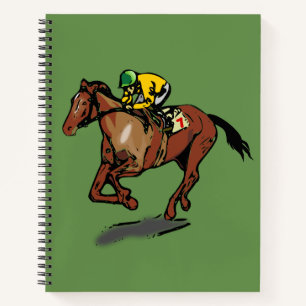Racing Spiral Notebook Notizbuch