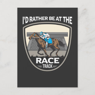 Racing Sprichwort Wettbewerb Sport Postkarte