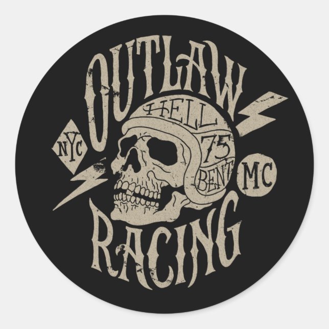 Racing Sticker (Vorderseite)