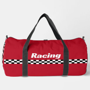 Racing Stripes Design Duffel Bag Duffle Bag