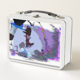 Racing to Scoot - Stunt Scooter Metall Brotdose