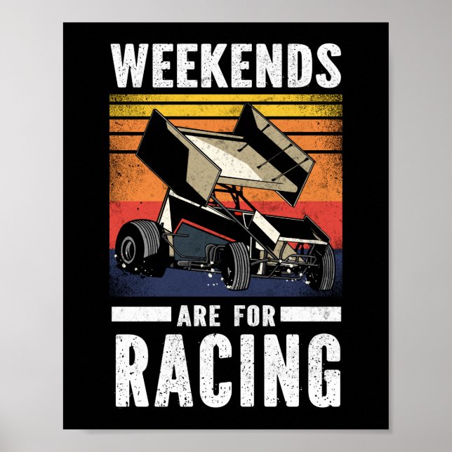 Racing Weekends sind für Racing Sprint Poster (Vorne)