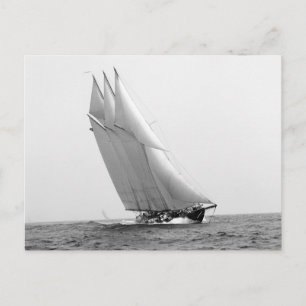 Racing Yacht Atlantic, 1904 Postkarte