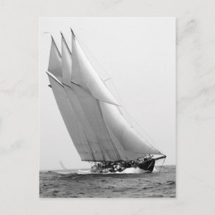 Racing Yacht Atlantic, 1904 Postkarte