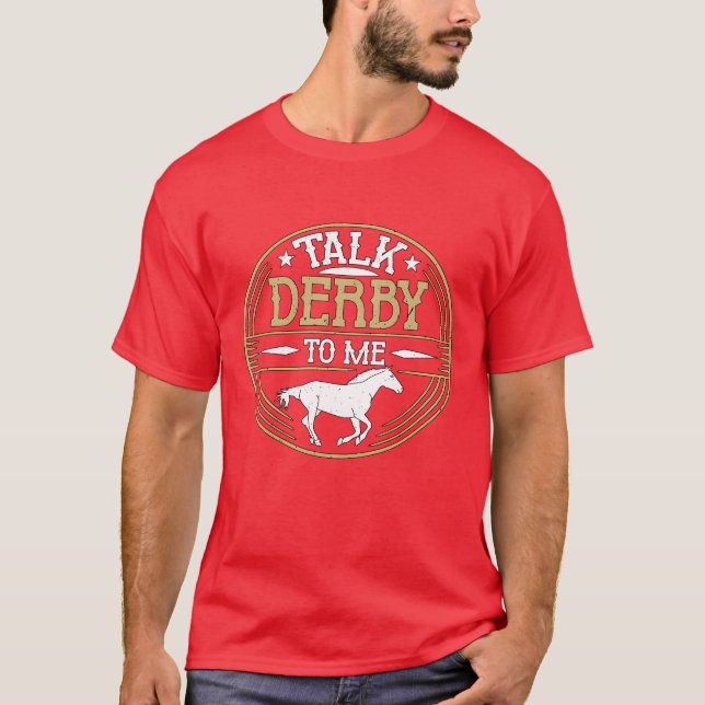Racingalk Derbyo Me Lieben Reiten T-Shirt (Vorderseite)