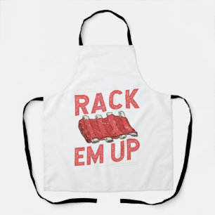 Rack em Up Ribs Lover Schweinefleisch GRILLEN Kurz Schürze