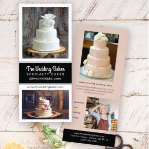 Rack-Karte für Schwarz-Weiß-Marketing Werbekarte