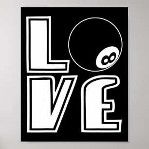 Rack Snooker Bar Cueist Chalk Cue Stick Billiard Poster