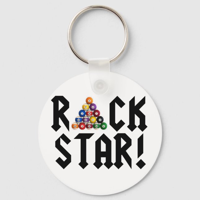Rack Star! Schlüsselanhänger (Vorderseite)