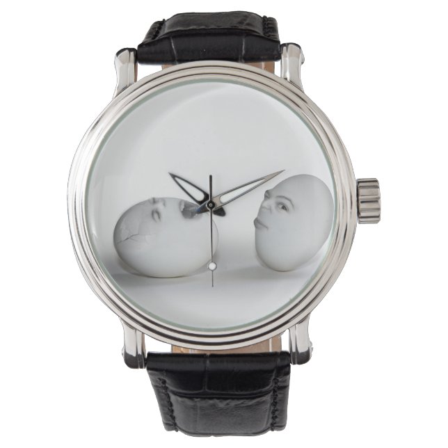 Rackeier und Wink Armbanduhr (Vorderseite)