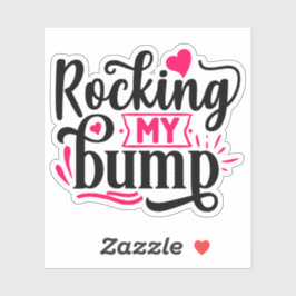 Racken, lustige Schwangerschaft Aufkleber