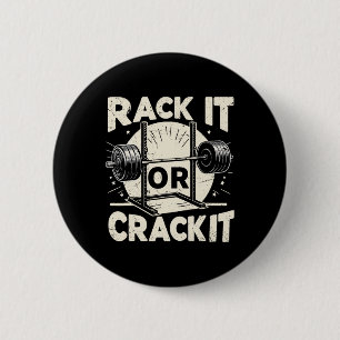 Racken oder Crack-It-Barbell-Bodybuilding 1 Button