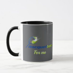 Racket Ball Logo Tasse – Sportliche Energietasse