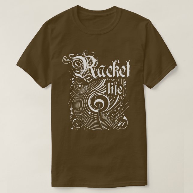 Racket Life T-Shirt (Design vorne)