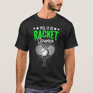 Racket Science Rasen Tennis Spaß für Racket Sport T-Shirt