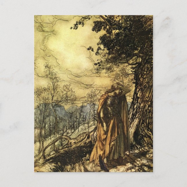 Rackham's Valkyrie Postkarte (Vorderseite)