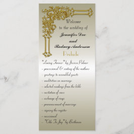 Rackkarte für das Hochzeitsprogramm Programm