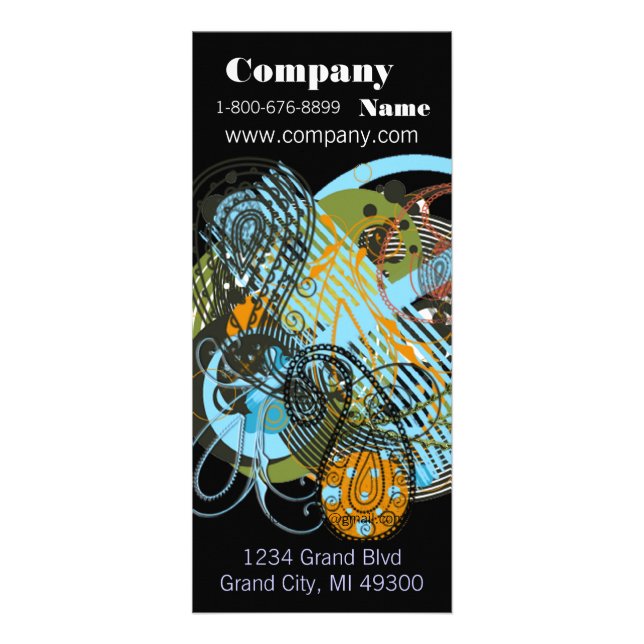 Rackkarte für das Rack der Smokey Mountain Resort Werbekarte (Vorne)