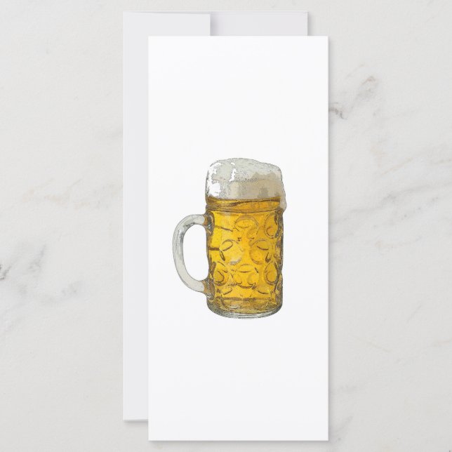 Rackkarten für Bier-Tasse (Vorderseite)