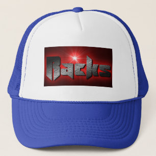 Racks hat Hut zum Verkauf. Truckerkappe