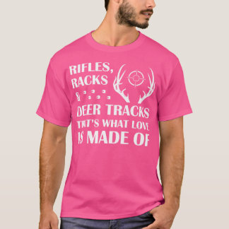 Racks und Hirschspuren bei der Hirschjagd T-Shirt