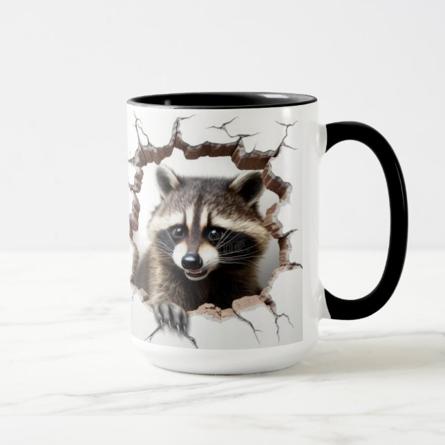 Racon in einer knackigen Wand Tasse (Rechts)