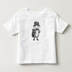 Racoon as Groom mit Krawatte Kleinkind T-shirt