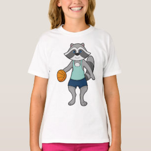 Racoon Basketball-Spieler Basketball T-Shirt