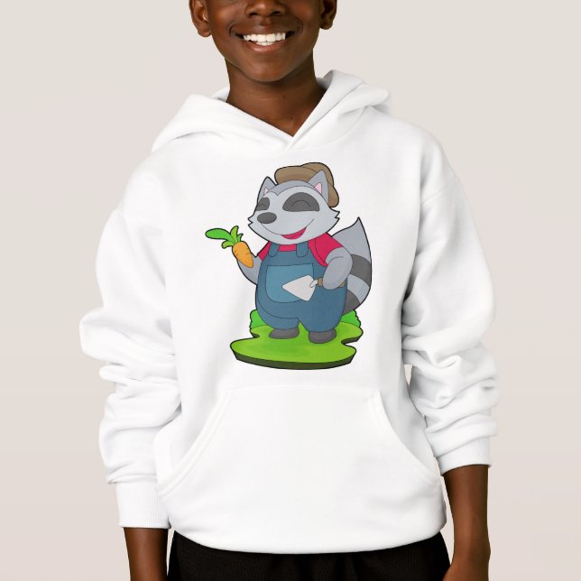 Racoon Bauer Carrot Hoodie (Vorderseite)