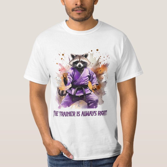 Racoon-Coach, Sport T-Shirt (Vorderseite)