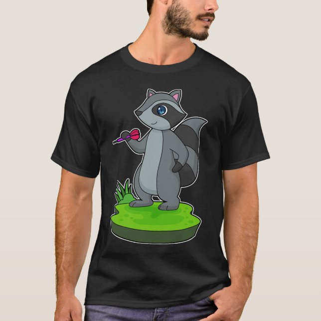 Racoon Darts Dart T-Shirt (Vorderseite)