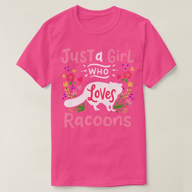 Racoon Lover 1 T-Shirt (Design vorne)