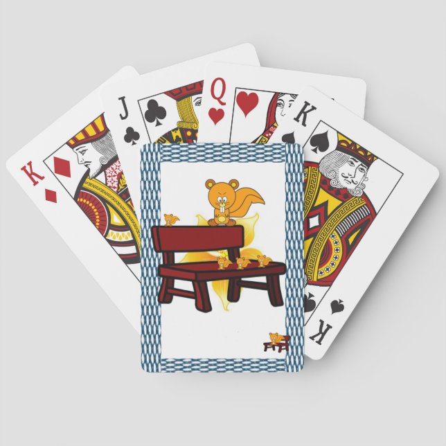 Racoon Playing Card Deck Spielkarten (Rückseite)