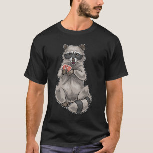 Racoon-Poker-Poker-Karten T-Shirt