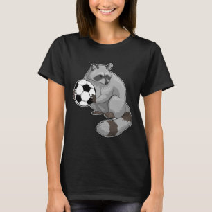 Racoon Soccer Player Soccer T-Shirt