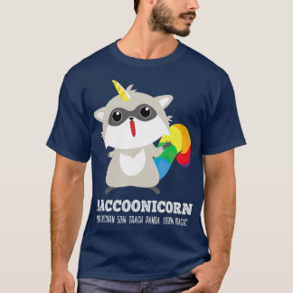 Racoonicorn  Funny Trash Panda Raccoon Unicorn T-Shirt
