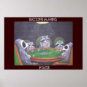 RACOONS, DIE POKER SPIELEN POSTER