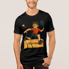 Racquetball - Es ist okay, eine Wand zu treffen Tri-Blend Shirt