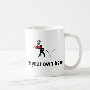 Racquetball-Held Tasse