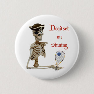Racquetball-Pirat tot Button
