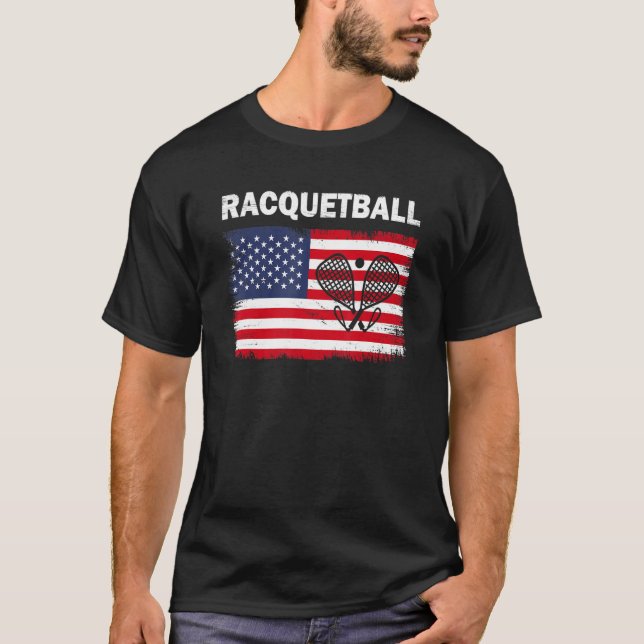 Racquetball Player Racquetball Crew Racquetball Sp T-Shirt (Vorderseite)