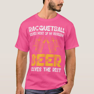 Racquetballspieler Lustiger Racquetball Sportbier T-Shirt