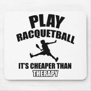 Racquetballspielerentwürfe Mousepad