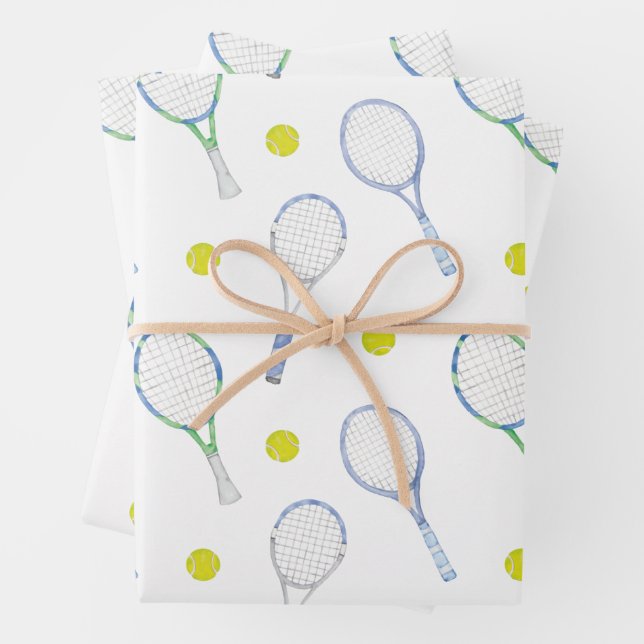Racquets Geschenkpapier Set (Beispiel)