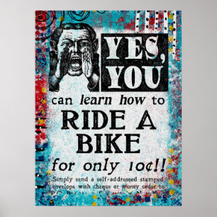 Rad A - Funny Vintage Ad Poster