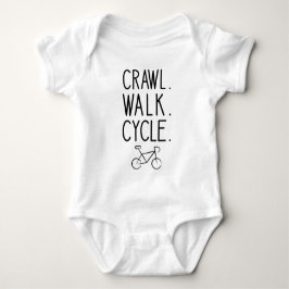 Rad Baby, Crawl Walk Cycle Baby Strampler