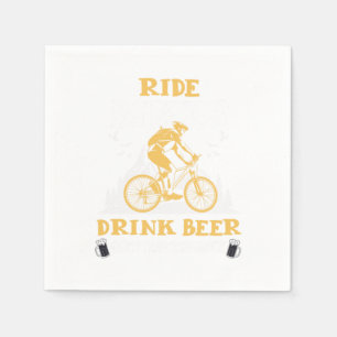 Rad Bikes Drink Bier Fahrrad Fahrrad Geschenk Serviette