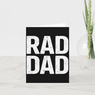 Rad Dad Clic Distressed Minimalist Vatertag Karte